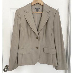 ❗️SOLD❗️Ann Taylor Women's Wool Blazer Jacket Tan Size 10